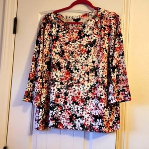 J Jill 3/4 Sleeve Tee